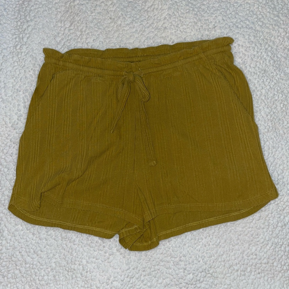 Vitamin A Thalia Organic Rib Shorts green